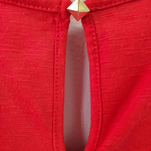 Lane Bryant Red Scoop Neck Sleeveless Blouse in Size 18/20 - Picture 7 of 8